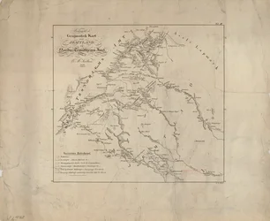 Kortet blev offentliggjort i (1831) og viser Jemtland